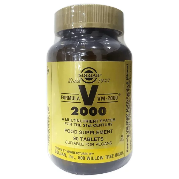 Solgar VM 2000 Multivitamin 90 Tablet - Görsel 3