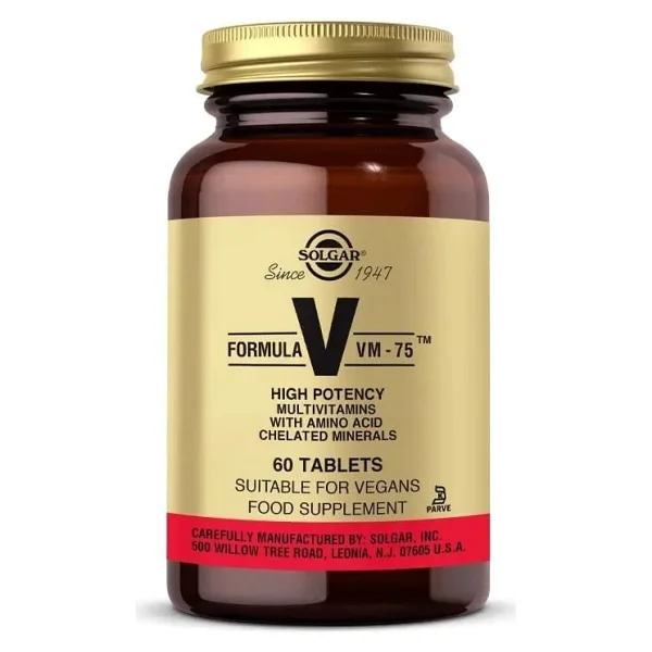 Solgar VM 75 Multivitamin 60 Tablet - Görsel 3