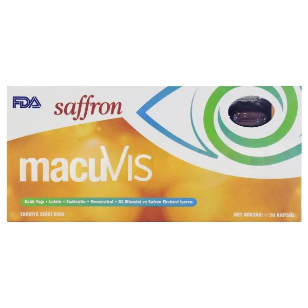 MacuVis Saffron 30 Kapsül - Görsel 4