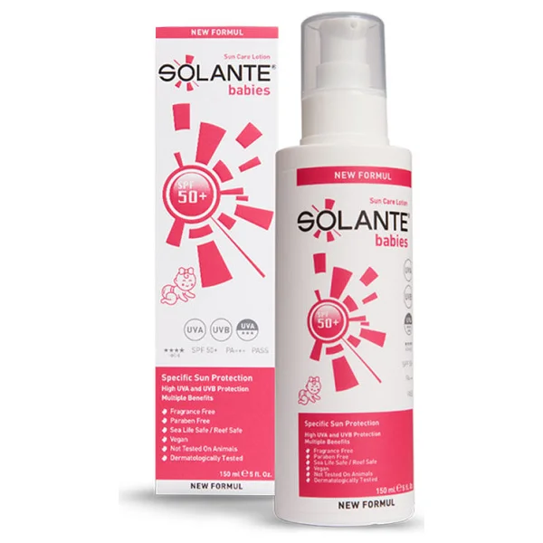 Solante Babies 150 ml 50 Faktör Güneş Losyonu - Görsel 3