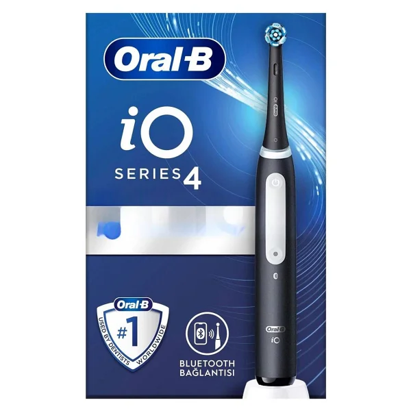 Oral-B iO 4 Siyah Şarjlı Diş Fırçası - Görsel 2