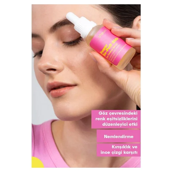 She Vec Power De Puff Girls Caffeine + Glutathione + HA 30 ml Göz Serumu - Görsel 5