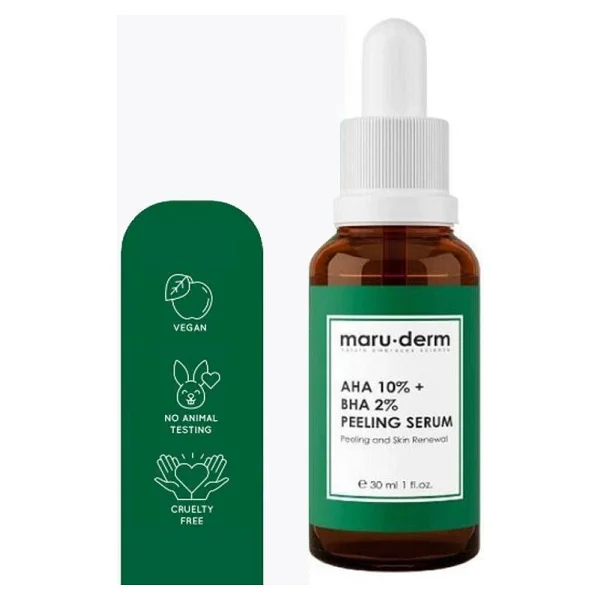 Maru.Derm Aha %10 + Bha %2 Peeling Maske Cilt Bakım Serumu 30 ml - Görsel 7