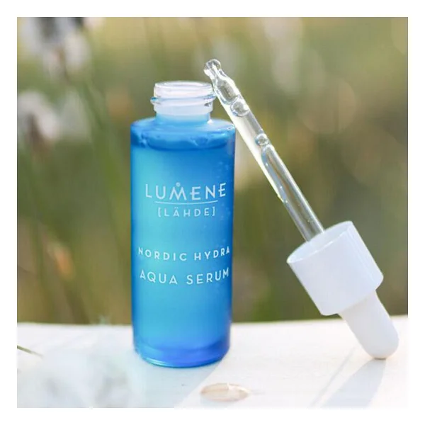 Lumene Arctic Dew Quenching Aqua Kutup Kaynak Suyu İçeren Nem Serumu 30 ml - Görsel 6
