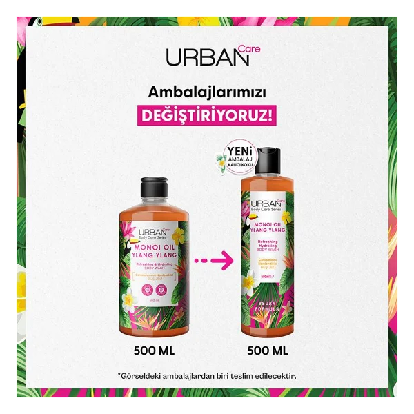 Urban Care Monoi Oil ve Ylang Ylang 500 ml Duş Jeli - Görsel 5