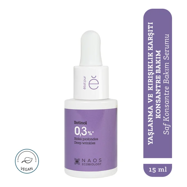 Etat Pur Pure Active Retinol %0.3 Kırışıklık Karşıtı Yüz Serumu 15 ml - Görsel 2