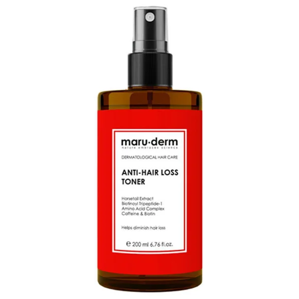 Maru.Derm Biotin & Kafein Dökülme Karşıtı Saç Toniği 200 ml - Görsel 3