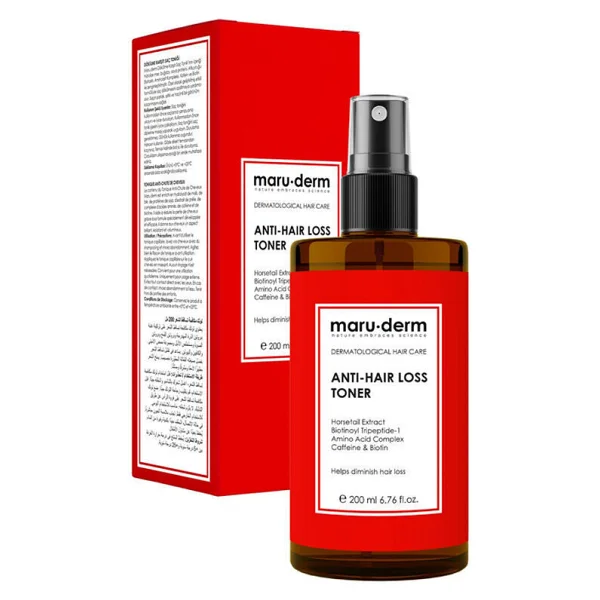 Maru.Derm Biotin & Kafein Dökülme Karşıtı Saç Toniği 200 ml - Görsel 4