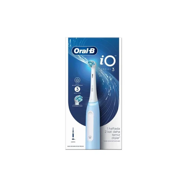 Oral-B iO 3 Mavi Şarjlı Diş Fırçası - Görsel 9