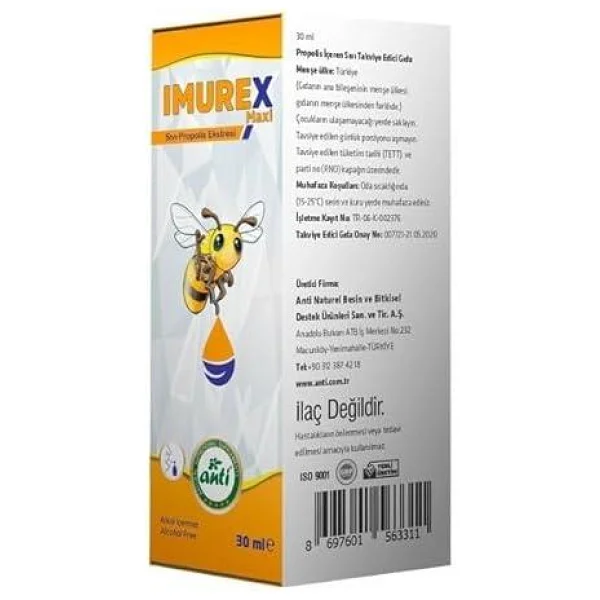 Anti Imurex Maxi Sıvı Propolis Ektresi Damla 30 ml - Görsel 5