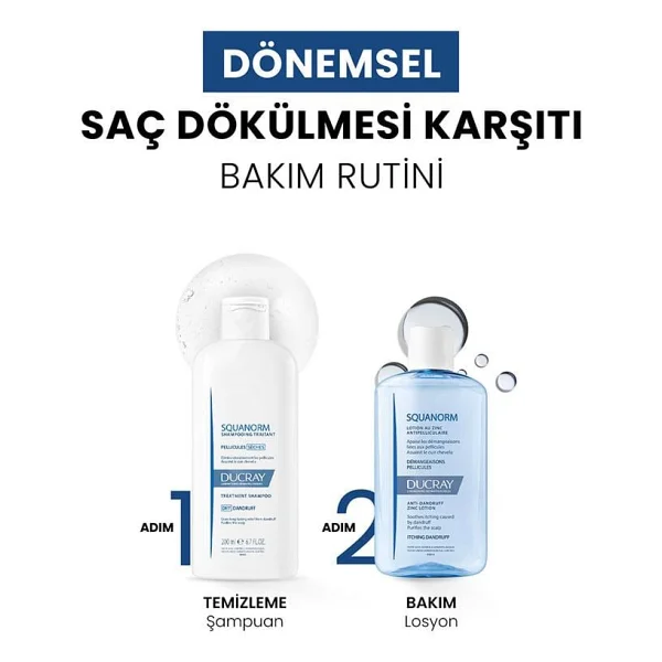 Ducray Kelual Zinc Squanorm Lotion 200 ml Kepeğe Karşı Losyon - Görsel 7