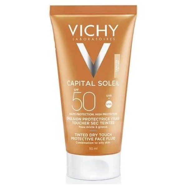 Vichy Capital Soleil Dry Touch BB 50 ml 50 Faktör Renkli Güneş Kremi - Görsel 4