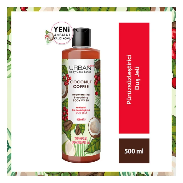 Urban Care Coconut Coffee Duş Jeli 750 ml - Görsel 3