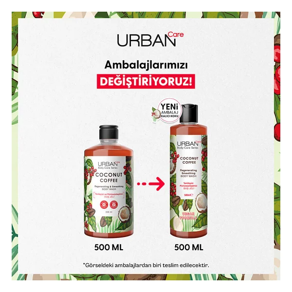 Urban Care Coconut Coffee Duş Jeli 750 ml - Görsel 5