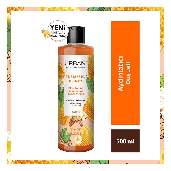 Urban Care Turmeric Honey Duş Jeli 750 ml - Görsel 3