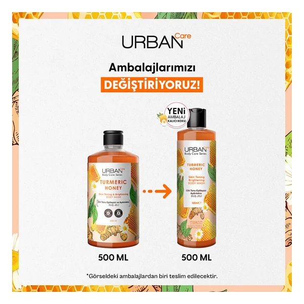 Urban Care Turmeric Honey Duş Jeli 750 ml - Görsel 6