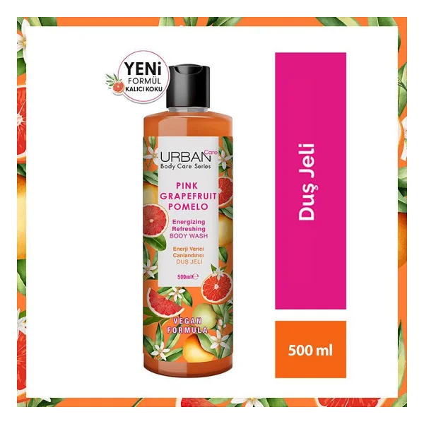 Urban Care Pink Grapefruit Pomelo Nemlendirici Duş Jeli 750 ml - Görsel 3