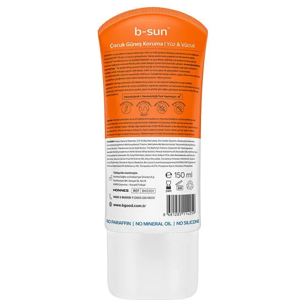 B-Good 50 Faktör Çocuk Güneş Kremi 150 ml - Görsel 3