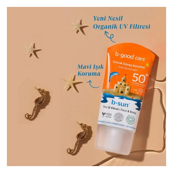 B-Good 50 Faktör Çocuk Güneş Kremi 150 ml - Görsel 6
