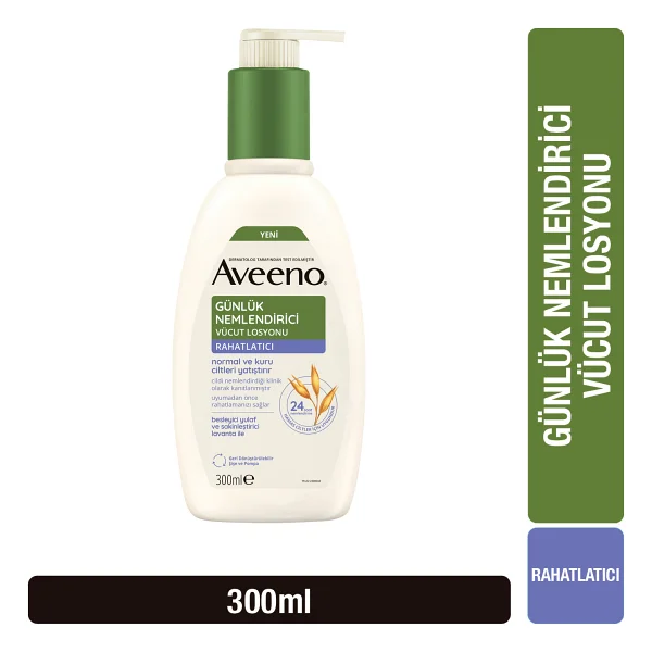 Aveeno Rahatlatıcı Günlük Nemlendirici 300 ml Vücut Losyonu - Görsel 3