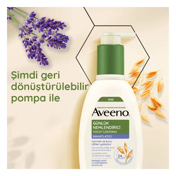 Aveeno Rahatlatıcı Günlük Nemlendirici 300 ml Vücut Losyonu - Görsel 4