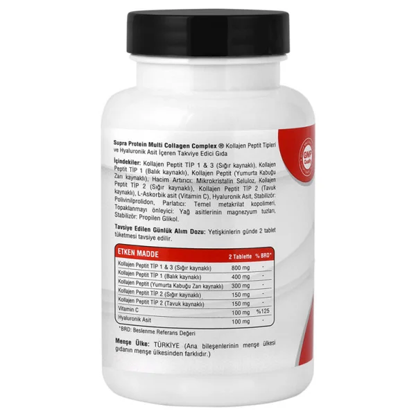 Supra Protein Multi Collagen Complex 60 Tablet - Görsel 2