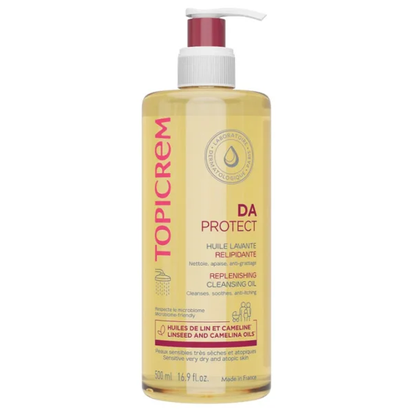 Topicrem Da Protect Replenishing Kuru Ve Atopik Ciltler için 500 ml Yağ Bazlı Temizleyici - Görsel 3