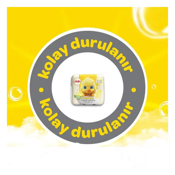 Dalin Bıcı Bıcı Bebek Sabunu 3'Lü Paket - Görsel 3