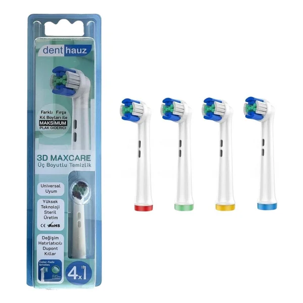 Oral-B Floss Action Clean Maximiser 2'li Diş Fırçası Başlığı - Görsel 4