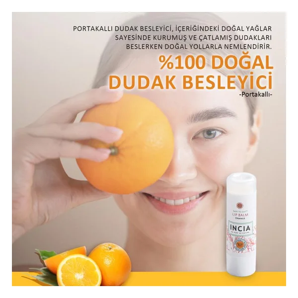 Incia Doğal Portakallı 6 gr Dudak Besleyici - Görsel 6