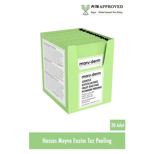 Maru.Derm AHA Meyve Enzim Yenileyici Peeling 60 gr - Görsel 2