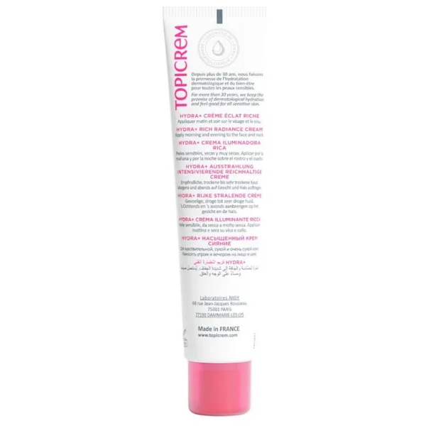 Topicrem Hydra+ Rich Moisturizing Radiance Nemlendirici Krem 40 ml - Görsel 3
