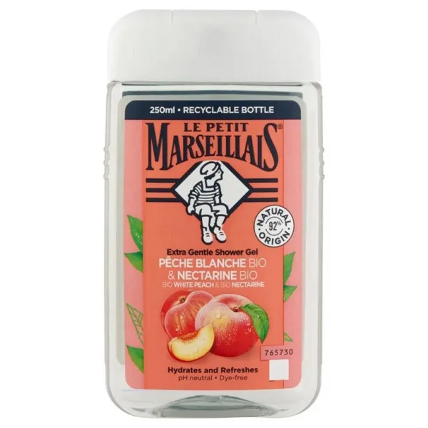 Le Petit Marseillais Beyaz Şeftali ve Nektarin Duş Jeli 250 ml - Görsel 2