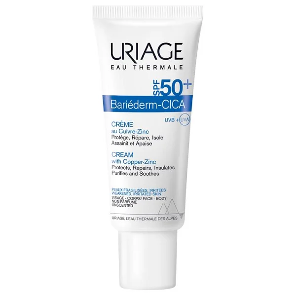 Uriage Bariederm CİCA SPF50 Onarıcı Bakım Kremi 40 ml - Görsel 3