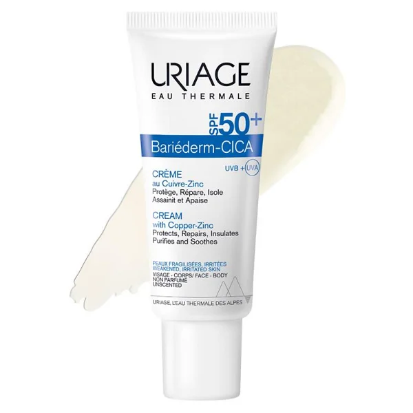 Uriage Bariederm CİCA SPF50 Onarıcı Bakım Kremi 40 ml - Görsel 4
