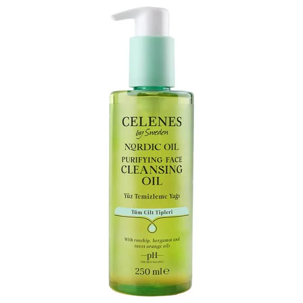 Celenes Nordic Oil Arındırıcı Tüm Ciltler için 250 ml Yüz Temizleme Yağı - Görsel 2