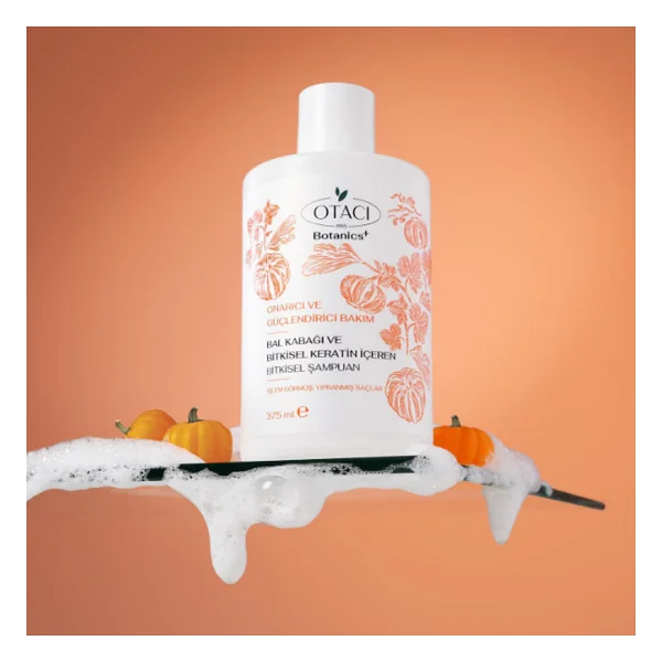 Otacı Balkabağı ve Bitkisel Keratin Onarıcı 375 ml Şampuan - Görsel 10