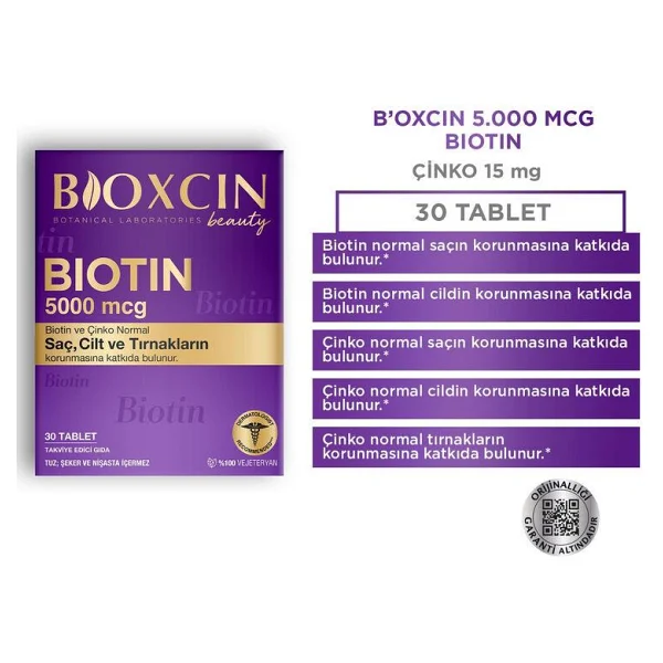 Bıoxcın Bıotın 90 Tablet - Görsel 3