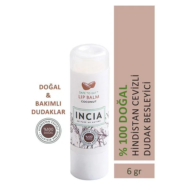 Incia Hindistan Cevizli 6 gr Dudak Besleyici - Görsel 2
