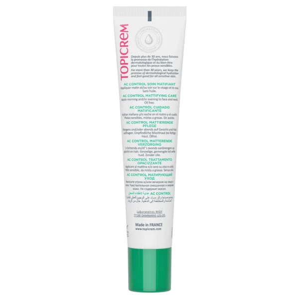 Topicrem AC Mattifying Care 40 ml Matlaştırıcı Bakım Kremi - Görsel 5