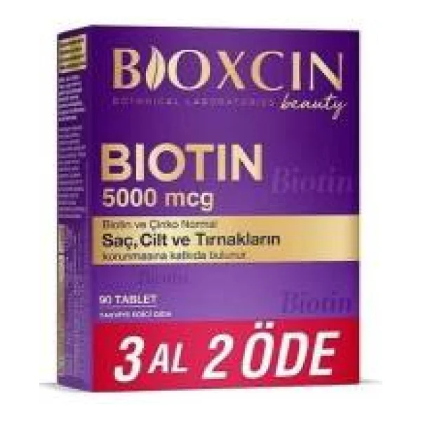 Bioxcin Biotin 5000 mcg 30 Tablet 3'lü - Görsel 10