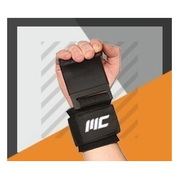MuscleCloth Grip Pads Fitness Eldiveni Siyah - Görsel 9
