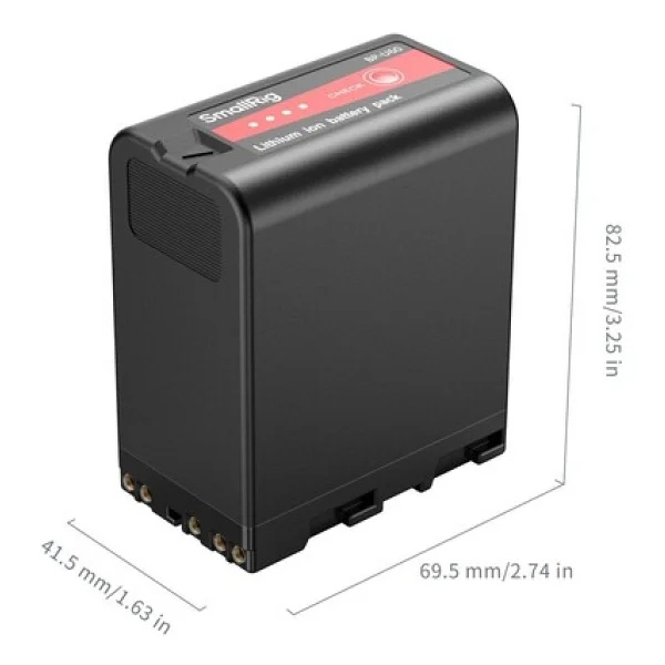 SmallRig 4670 BP-U60 Video Kamera Bataryası - Görsel 10