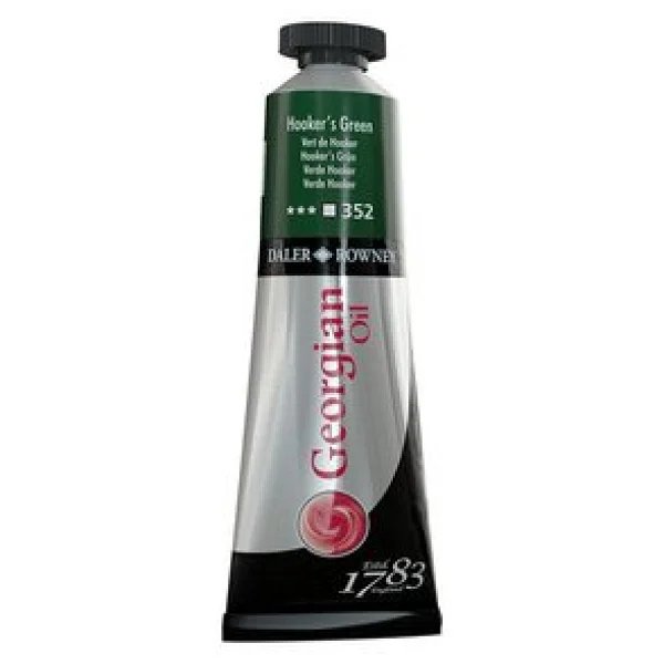 Daler-Rowney Georgian 38 ml Yağlı Boya N:352 Hookers Green - Görsel 2