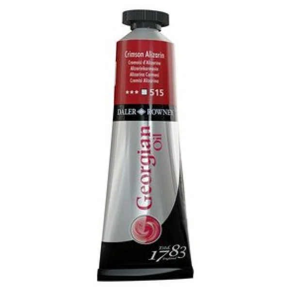 Daler-Rowney Georgian 38 ml Yağlı Boya N:515 Crimson Alizarin - Görsel 2
