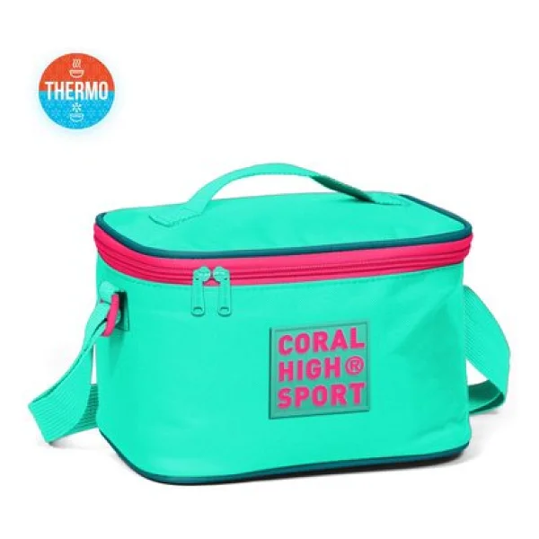 Coral High 22804 Sport Su Yeşili Termoslu Beslenme Çantası - Görsel 3
