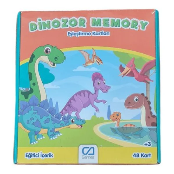 CA Games Dinozor Memory Eşleştirme Kartları Ca.5227 - Görsel 3