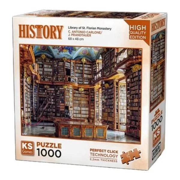 KS Games Library Of St. Florian Monastery 1000 Parça Puzzle 20801 - Görsel 3