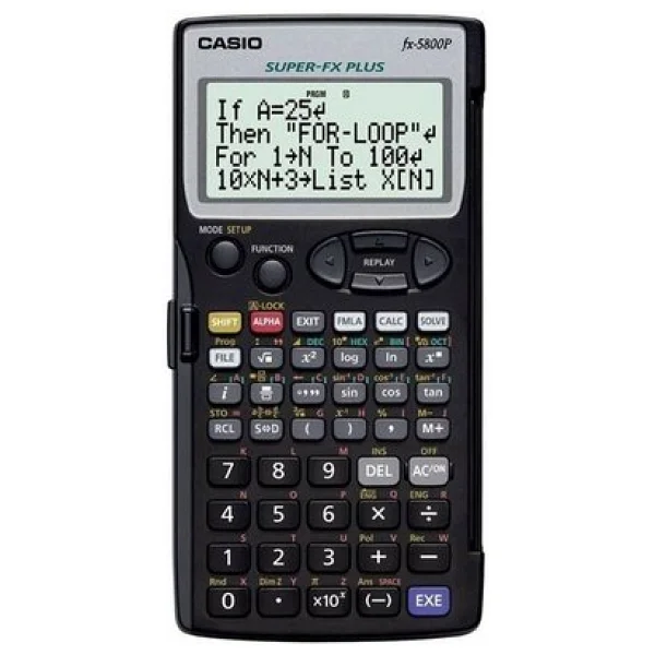 Casio FX-5800P 664 Fonksiyonlu Programlanabilir Bilimsel Hesap Makinesi - Görsel 5
