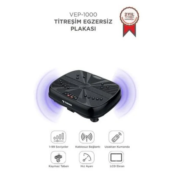 Torima VEP-1000 Programlı Titreşimli Kondisyon Aleti - Görsel 8